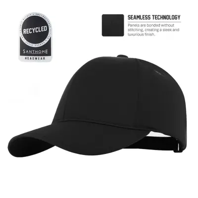 PEAK - Santhome(R) DryNCool(R) Advanced Seamless 6-Panel Cap - Black