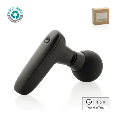 Revix RCS recycled plastic massage gun, black
