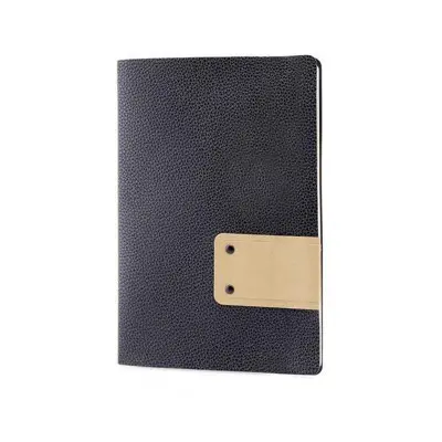 CESIS - Santhome(R) A5 Leatherette Journal - Black