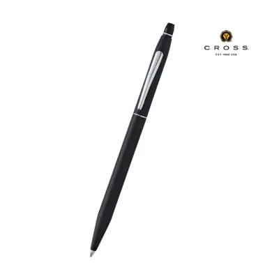 Cross Click Classic Black Ballpoint Pen (Blue Ink)